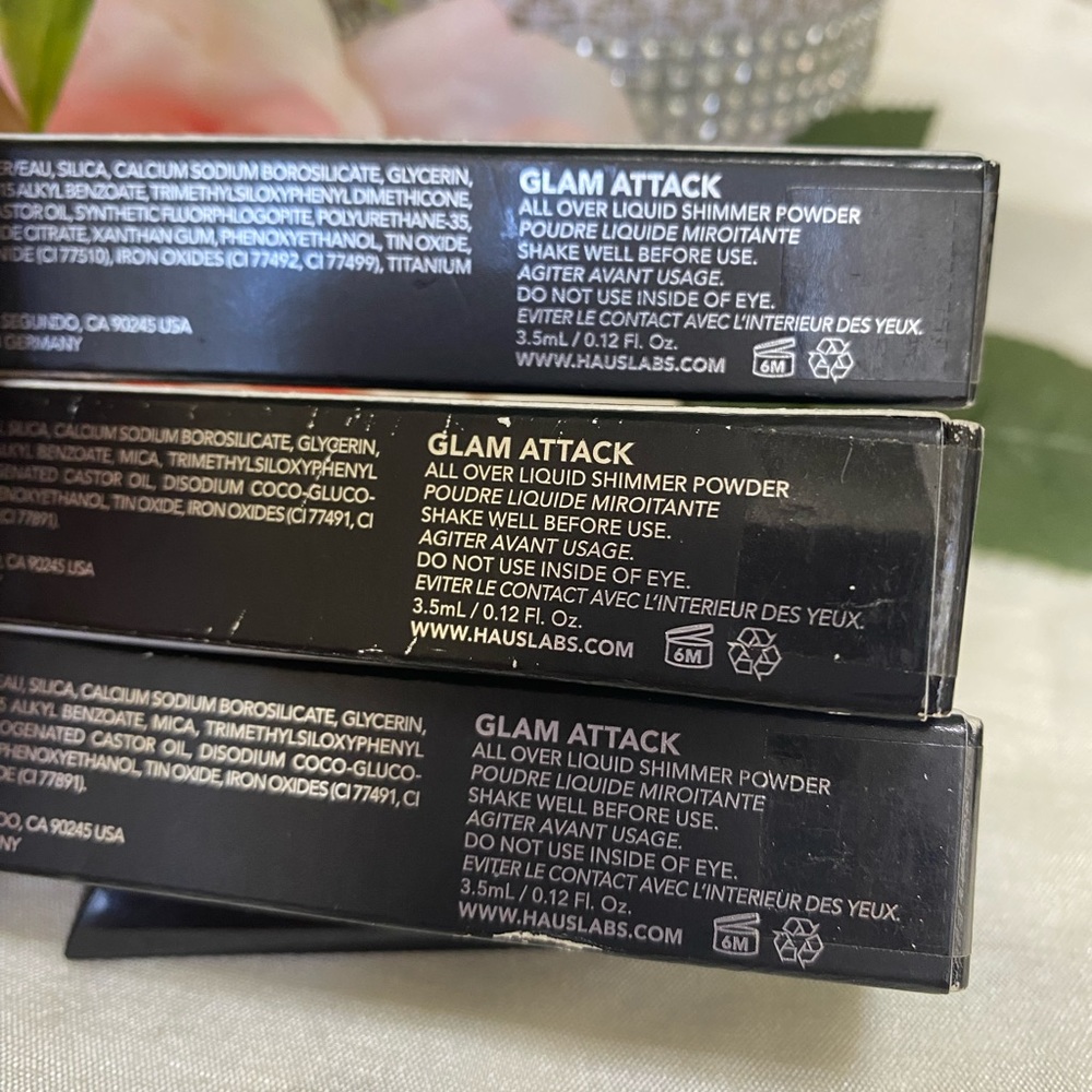 HAUS LABORATORIES 3 GLAM ATTACK ALL OVER LIQUID SHIMMER POWDER - Picture 5 of 8